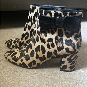 Kate Spade “Holly” booties cheetah print brand new